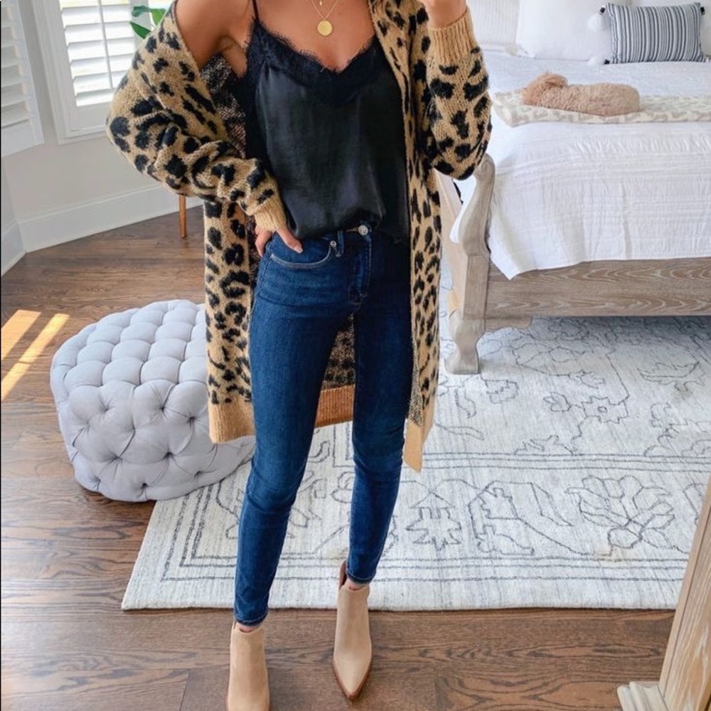 BP leopard influencer cardigan